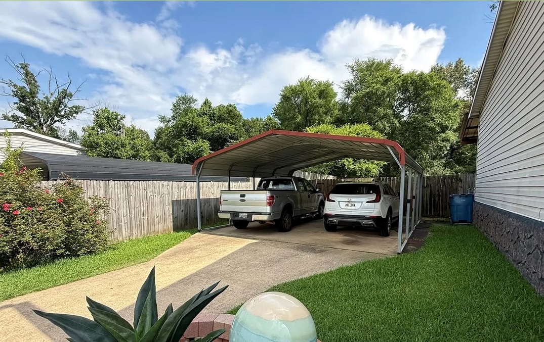 Covered parking