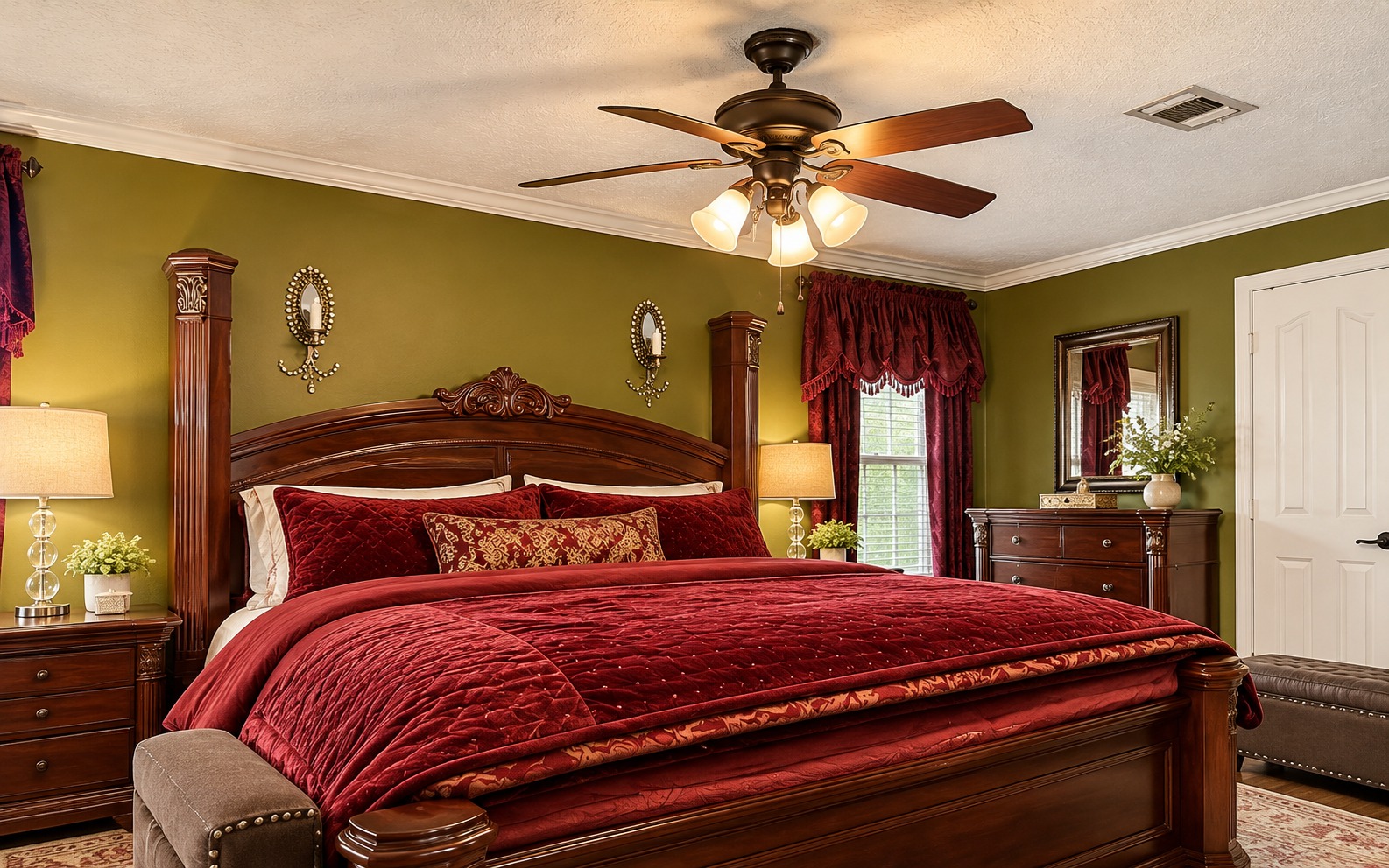 Oversized primary bedroom
